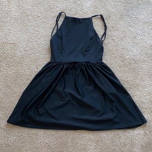 Black dress with pockets
